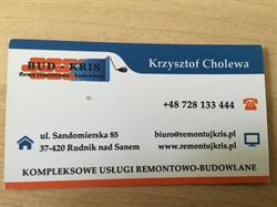 BUD KRIS CDKM KRZYSZTOF CHOLEWA