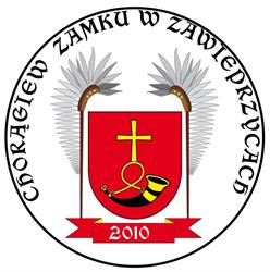 CHORĄGIEW ZAMKU W ZAWIEPRZYCACH ATANAZEGO MIĄCZYŃSKIEGO HERBU SUCHEKOMNATY