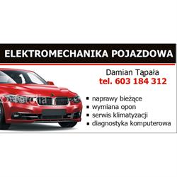 DAMIAN TĄPAŁA ELEKTROMECHANIKA POJAZDOWA