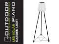 Lampa ogrodowa solarna Piano