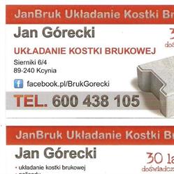 JANBRUK UKŁADANIE KOSTKI BRUKOWEJ JAN GÓRECKI