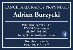 KANCELARIA RADCY PRAWNEGO ADRIAN BURZYCKI