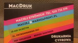 MAC DRUK MACIEJ STRÖMICH