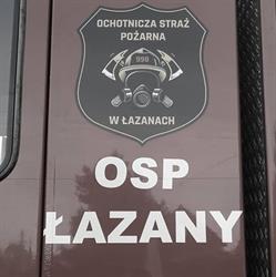 OCHOTNICZA STRAŻ POŻARNA W ŁAZANACH