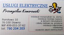 USŁUGI ELEKTRYCZNE PRZEMYSŁAW KOMOROWSKI