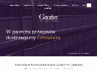 Strona internetowa z Gautier Kancelaria Adwokacka