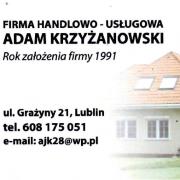ADAM KRZYŻANOWSKI FIRMA HANDLOWO USŁUGOWA