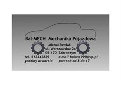 BAL MECH MECHANIKA POJAZDOWA MICHAŁ PAWLAK