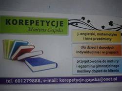 Korepetycje Martyna Gapska