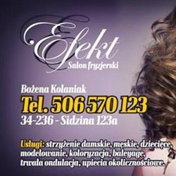 SALON FRYZJERSKI EFEKT