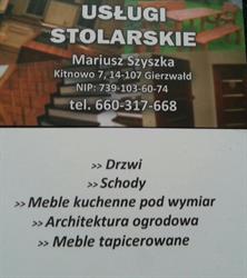 USŁUGI STOLARSKIE MARIUSZ SZYSZKA