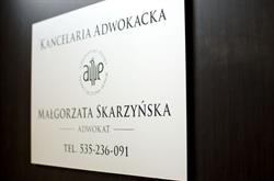 ADWOKAT MAŁGORZATA SKARZYŃSKA KANCELARIA ADWOKACKA