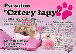 Psi salon \"Cztery łapy\"