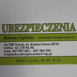 Bożena Lipińska - Pośrednictwo Ubezpieczeniowe