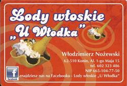 Lody włoskie '' U Włodka ''