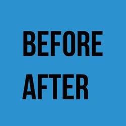 BEFORE AFTER