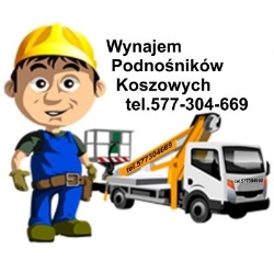 Podnośnik Koszowy, Zwyżka, 18m, 21m, 25m, 31m, Pruszków, Grodzisk.