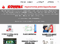 Strona internetowa z COMPLEX-TECH usługi z zakresu ppoż I BHP. Zabezpieczenia i instalacje przeciwpożarowe.