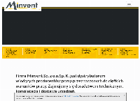 Strona internetowa z Minvent Sp. z o.o. Sp. K.