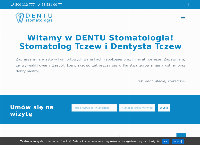 Strona internetowa z DENTU Stomatologia