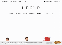 Strona internetowa z LEGER