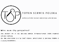Strona internetowa z Toten Serwis Polska