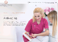 Strona internetowa z Centrum Medycyny Estetycznej & Anty-Aging Magdalena Ludwicka