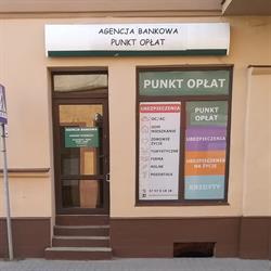 Agencja bankowa, Punkt Opłat, Ubezpieczenia, Kredyty i pożyczki