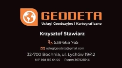 GEODETA-Krzysztof Stawiarz Usługi Geodezyjne i Kartograficzne