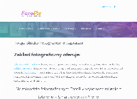 Strona internetowa z Foto Pix Zakład Fotograficzny