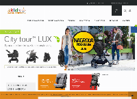 Strona internetowa z ForKids sklep dziecięcy