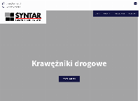 Strona internetowa z SYNTAR GRANITY BUDOWLANE