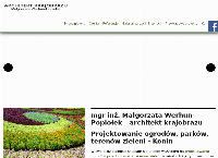 Projektowanie ogrodów, parków, terenów zieleni Konin - mgr Małgorzata Werhun-Popiołek