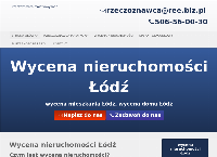 Strona internetowa z REE Wycena Nieruchomości Piotr Fidala