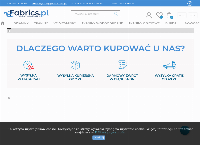 Strona internetowa z eFabrics