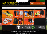 Strona internetowa z Fabryka Futbolu