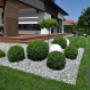 Przydomowy ogród nowoczesny - Zielone Studio - projektowanie ogrodów Lublin