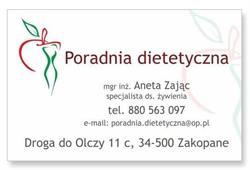 Poradnia dietetyczna mgr inż. Aneta Zając