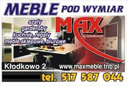 Meble pod wymiar MAX Krzysztof Maksimczyk.Studio projektowania MONA