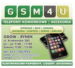 GSM4U GDÓW - Telefony Komórkowe E-Papierosy