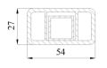 Szczeble do Ławek z PVC 70cm, 80cm, 90cm, 100cm, 120cm ! CIEMNY BRĄZ, CZARNE, MARMURKOWE SZARE