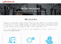 Strona internetowa z Pawlak Wózki Widłowe