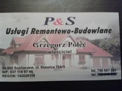 P&S. Usługi remontowo - budowlane. Połeć G.