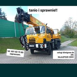 Usługi Dźwigowe do 20t Lublin, tanio i solidnie.