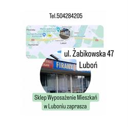 Wyposażenie mieszkań. Firany, rolety, karnisze, lampy.