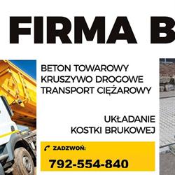 BRUK Układanie kostki brukowej Brukarstwo przemysłowe-maszynowe