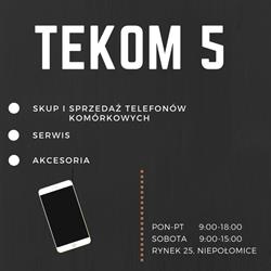 Tekom5 - Telefony komórkowe - Niepołomice