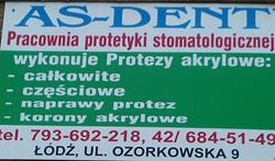 As-Dent. Pracownia protetyki stomatologicznej