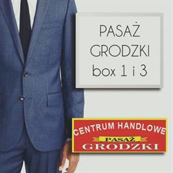 Garnitury, odzież męska, Pasaż Grodzki