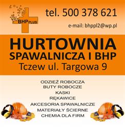 Sklep BHP Tczew Hurtownia spawalnicza BHP Plus